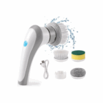 Electric Cleaning Brush Portable Cleaning Brush Includes 3 Replaceable Heads