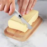 ⁦Porcelain Butter Dish with Lid and Knife⁩ - الصورة ⁦3⁩
