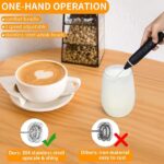 ⁦Milk Frother Handheld Foam Maker⁩ - الصورة ⁦3⁩