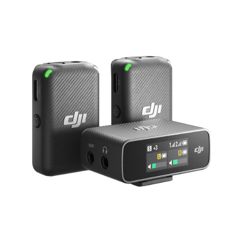 تصميم بدون عنوان (68) DJI Mic Version 1/2-Person Compact Digital Wireless Microphone System/Recorder for Camera & Smartphone (2.4 GHz) - الصورة 1